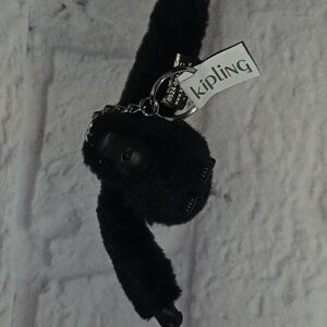Kipling Plush Black Gorilla Keychain